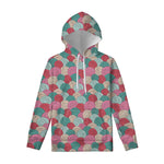 Yarn Balls Pattern Print Pullover Hoodie