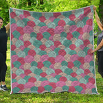 Yarn Balls Pattern Print Quilt