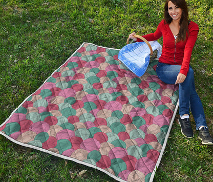 Yarn Balls Pattern Print Quilt