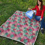 Yarn Balls Pattern Print Quilt