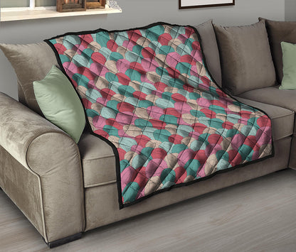 Yarn Balls Pattern Print Quilt