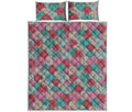 Yarn Balls Pattern Print Quilt Bed Set