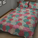 Yarn Balls Pattern Print Quilt Bed Set