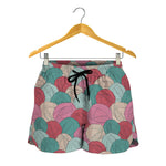 Yarn Balls Pattern Print Women's Shorts