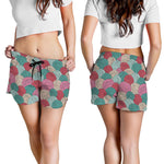 Yarn Balls Pattern Print Women's Shorts