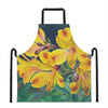 Yellow Alstroemeria Print Apron