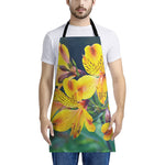 Yellow Alstroemeria Print Apron