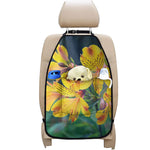 Yellow Alstroemeria Print Car Seat Organizers
