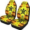 Yellow And Orange Native Turtle Universal Fit Car Seat Covers GearFrost