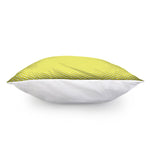 Yellow And White Zigzag Pattern Print Pillow Cover