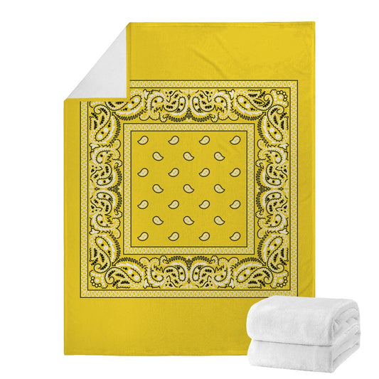 Yellow Bandana Blanket
