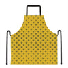 Yellow Bee Pattern Print Apron