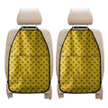 Yellow Bee Pattern Print Car Seat Organizers