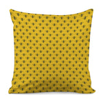 Yellow Bee Pattern Print Pillow Cover