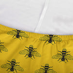 Yellow Bee Pattern Print Sofa Cover