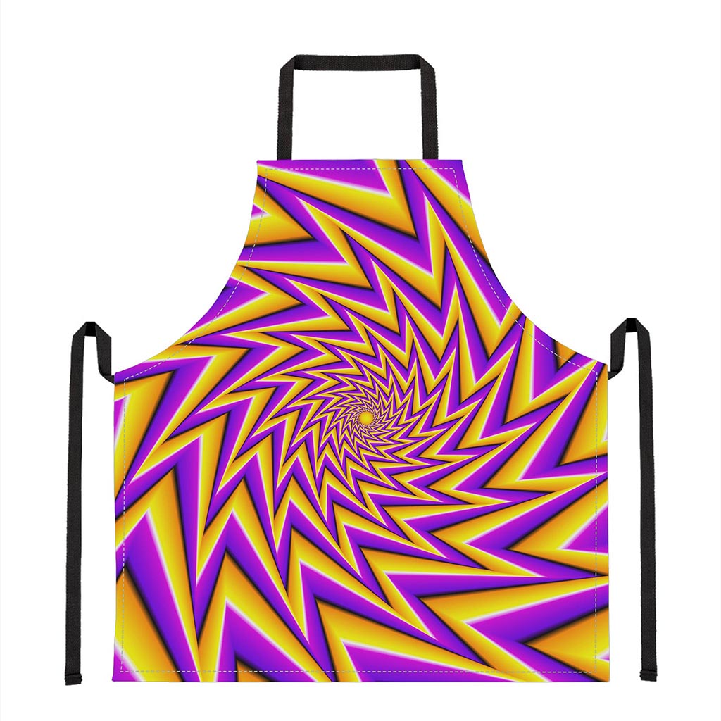 Yellow Big Bang Moving Optical Illusion Apron