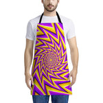 Yellow Big Bang Moving Optical Illusion Apron