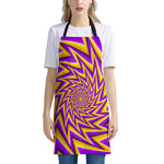 Yellow Big Bang Moving Optical Illusion Apron