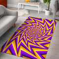 Yellow Big Bang Moving Optical Illusion Floor Mat
