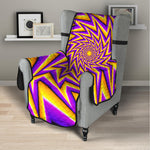 Yellow Big Bang Moving Optical Illusion Armchair Protector