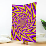Yellow Big Bang Moving Optical Illusion Blanket