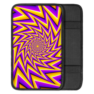 Yellow Big Bang Moving Optical Illusion Car Center Console Cover