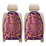 Yellow Big Bang Moving Optical Illusion Car Seat Organizers