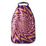 Yellow Big Bang Moving Optical Illusion Car Seat Organizers