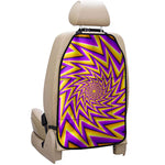 Yellow Big Bang Moving Optical Illusion Car Seat Organizers