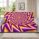 Yellow Big Bang Moving Optical Illusion Futon Protector