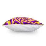 Yellow Big Bang Moving Optical Illusion Pillow Cover
