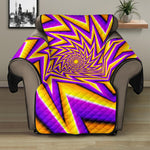 Yellow Big Bang Moving Optical Illusion Recliner Protector