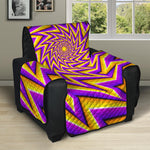 Yellow Big Bang Moving Optical Illusion Recliner Protector