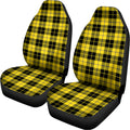 Yellow Black And Blue Tartan Print Universal Fit Car Seat Covers