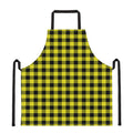 Yellow Buffalo Plaid Print Apron
