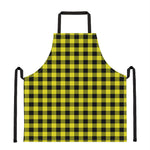 Yellow Buffalo Plaid Print Apron