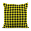 Yellow Buffalo Plaid Print Pillow Cover