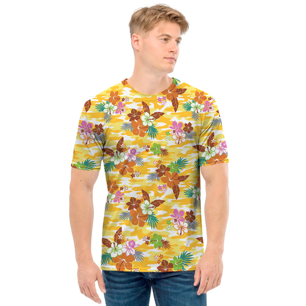 yellow camo t shirt