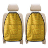 Yellow Cheese Print Car Seat Organizers