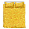 Yellow Cheese Print Duvet Cover Bedding Set