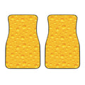Yellow Cheese Print Front Car Floor Mats