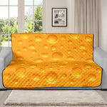 Yellow Cheese Print Futon Protector