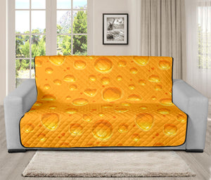 Yellow Cheese Print Futon Protector