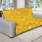 Yellow Cheese Print Futon Protector