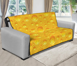 Yellow Cheese Print Futon Protector