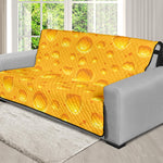 Yellow Cheese Print Futon Protector