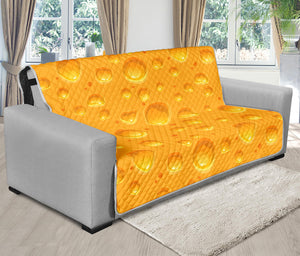 Yellow Cheese Print Futon Protector