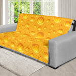 Yellow Cheese Print Futon Protector