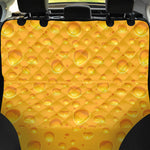 Yellow Cheese Print Pet Car Back Seat Cover