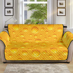 Yellow Cheese Print Sofa Protector